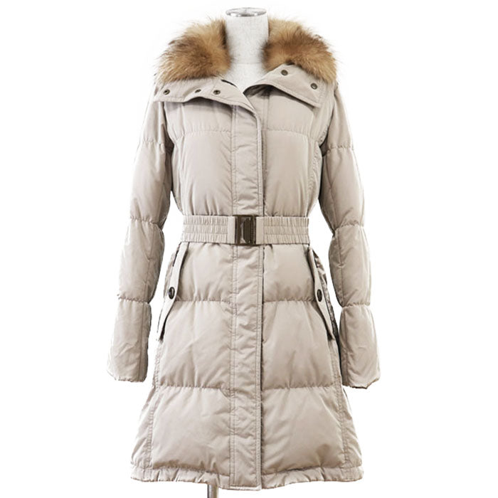 Burberry London Down Fox Fur Coat