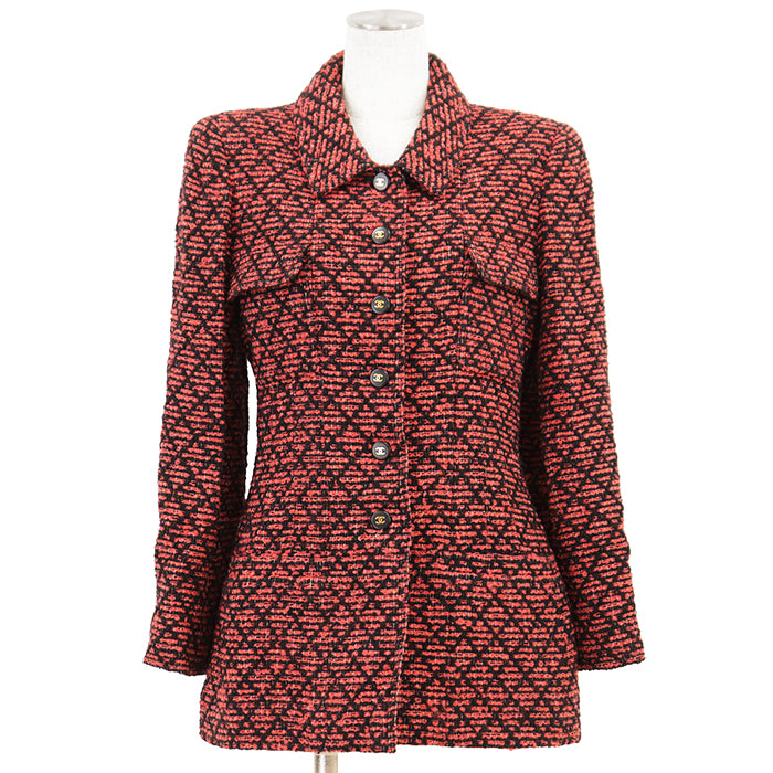 Chanel Tweed Wool Mohair Nylon Jacket