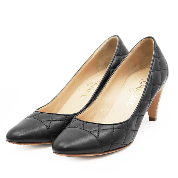 Chanel Quilted Leather Pumps