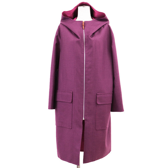 Hermes Cashmere Wool Silk Coat