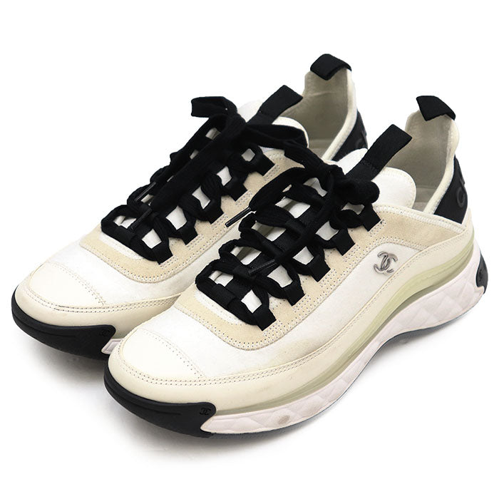 Chanel Leather Rubber Sneakers