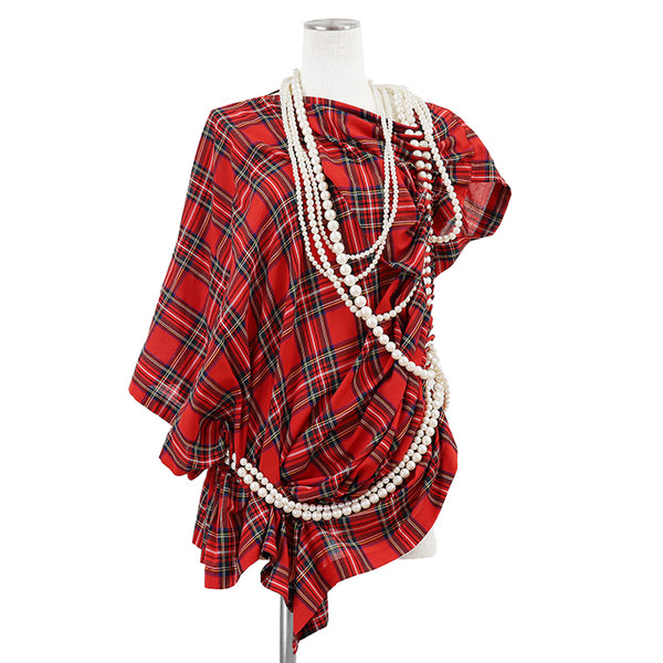 JUNYA WATANABE COMME des GARCONS rayon wool nylon blouse