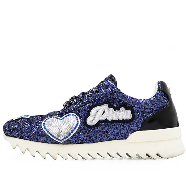 Philipp Plein Runner Crystal Sequin Sneakers