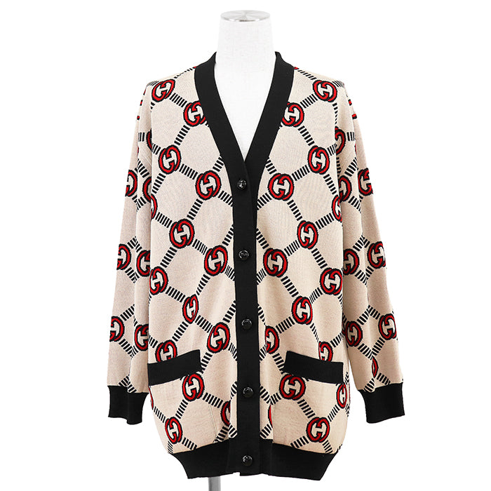 Gucci GG Supreme Knit Cardigan