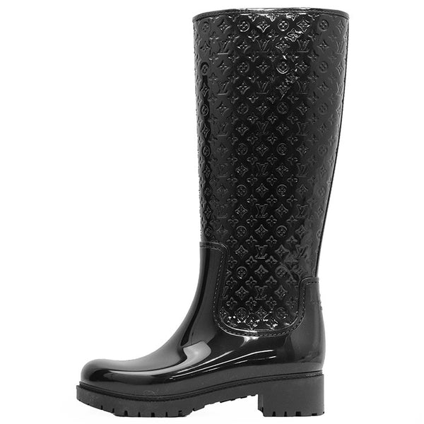 Louis Vuitton Splash Line Monogram Embossed Rubber Boots
