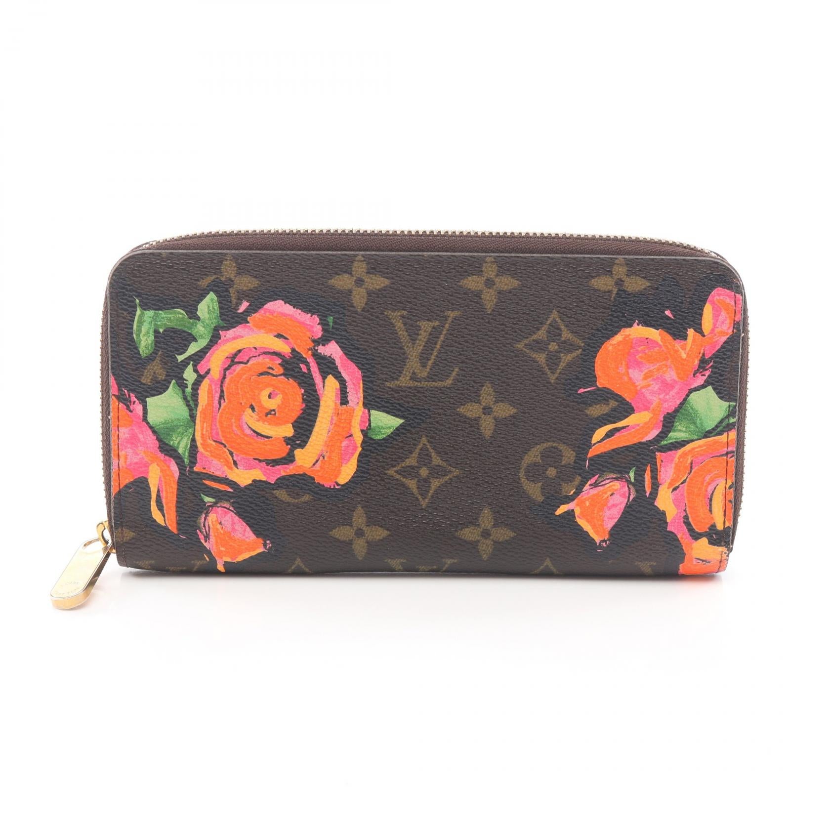 Louis Vuitton Zippy Wallet Monogram Rose Long Wallet
