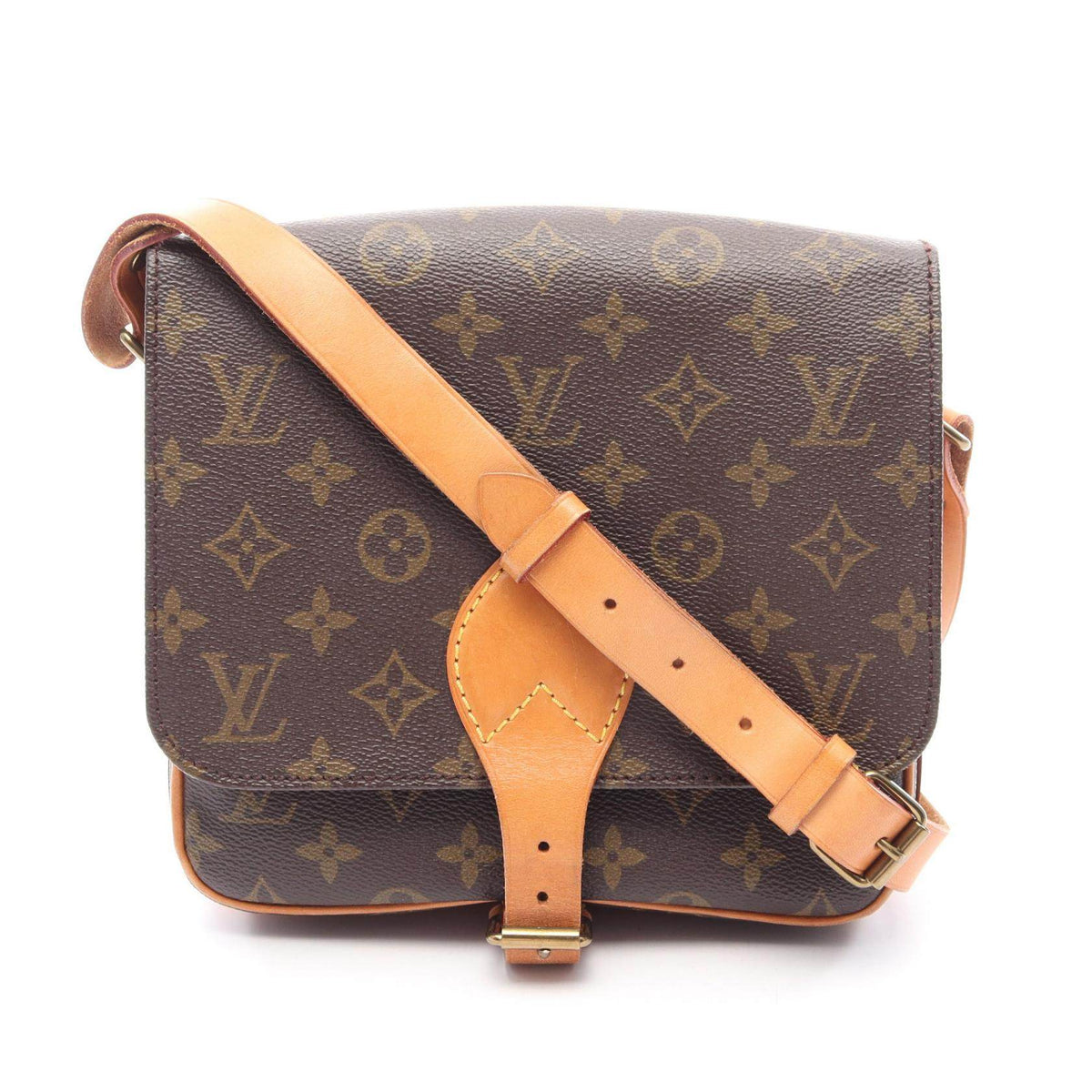 Louis Vuitton Cartouchiere MM Monogram Shoulder Bag