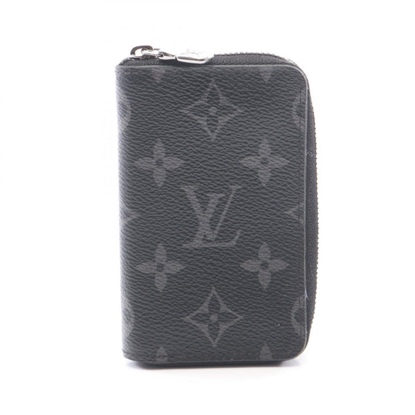 Louis Vuitton Zippy Coin Purse Vertical Monogram Eclipse Coin Case