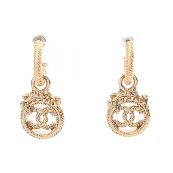 Chanel Coco Mark Hoop Earrings