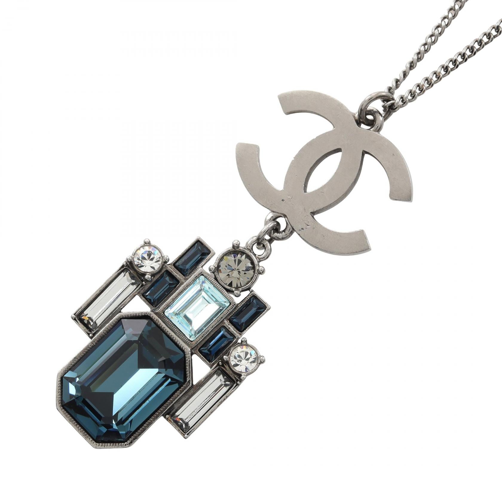Chanel Coco Mark Crystal Necklace