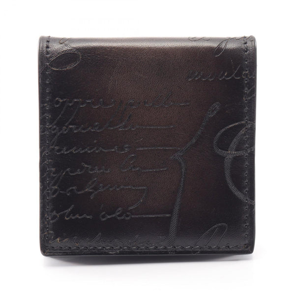Berluti Calligraphy Leather Coin Case