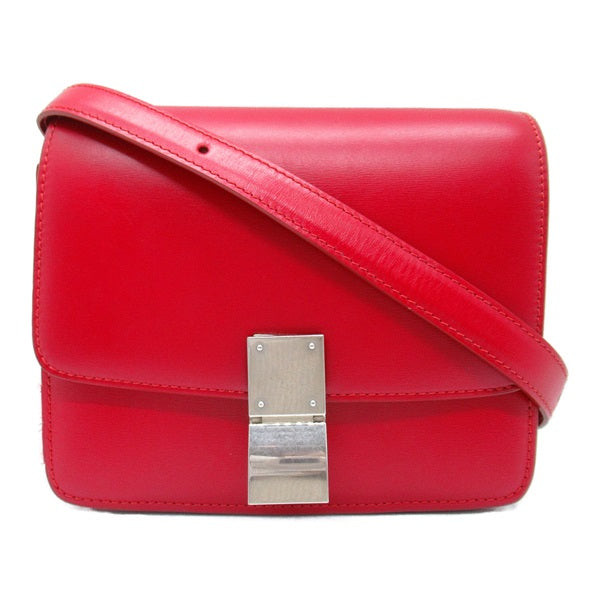 Small Leather Classic Box Shoulder Bag