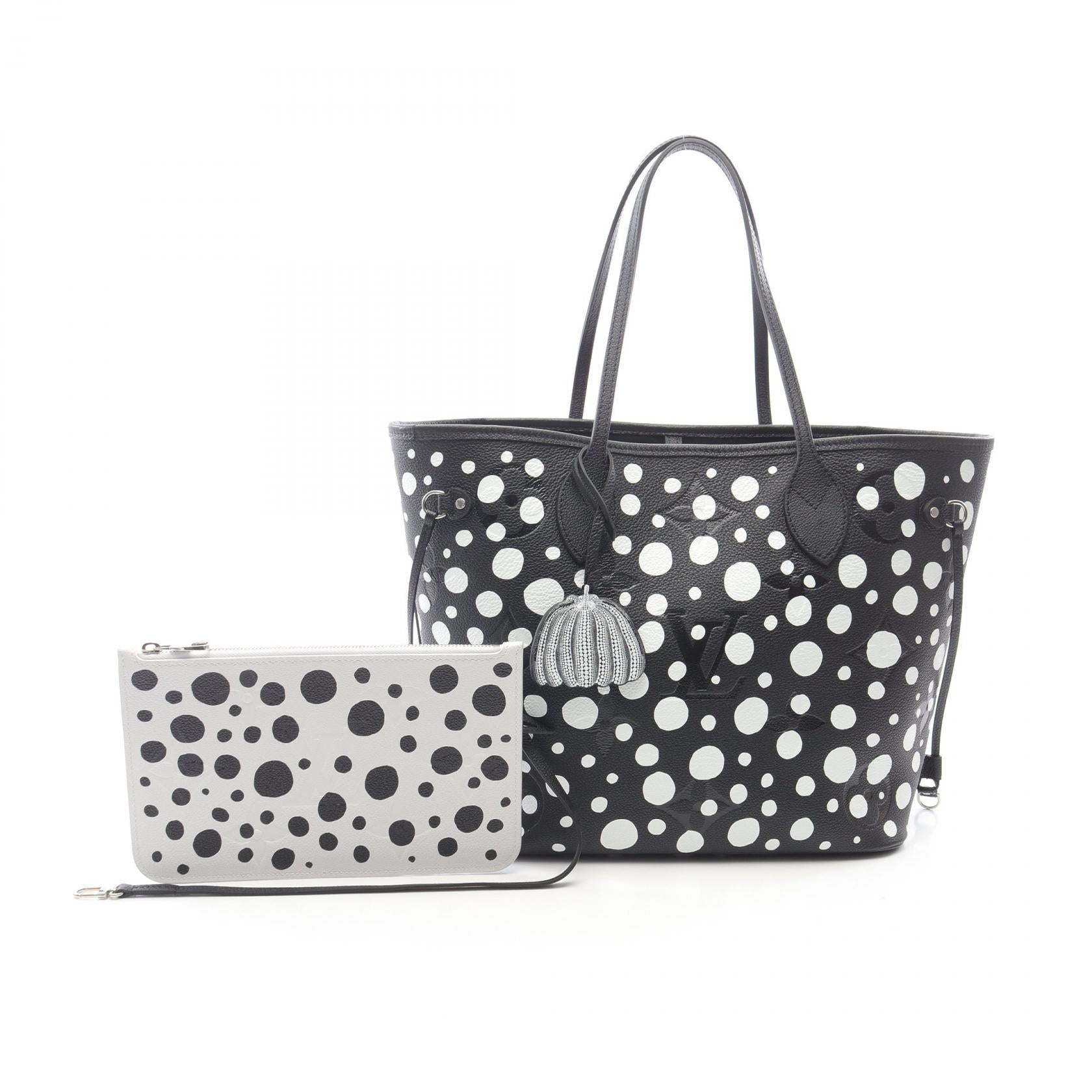 Louis Vuitton LOUIS VUITTON × yayoi kusama Neverfull MM Monogram Empreinte Limited Tote Bag