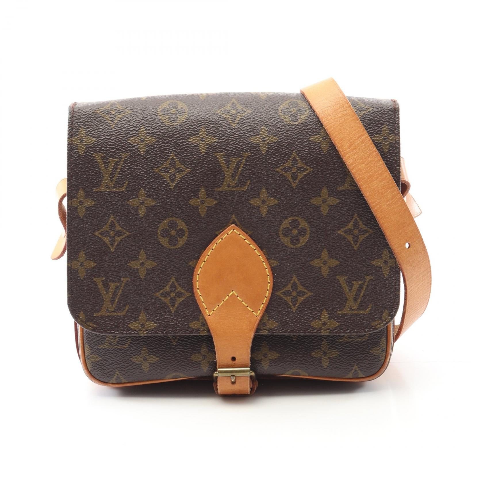 Louis Vuitton Cartouchiere MM Monogram Shoulder Bag