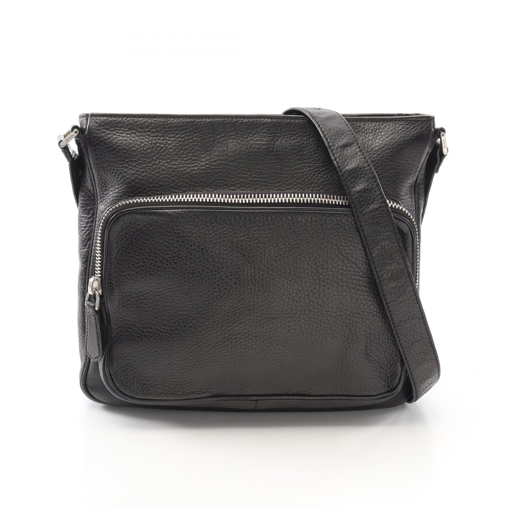 PRADA Leather Shoulder Bag