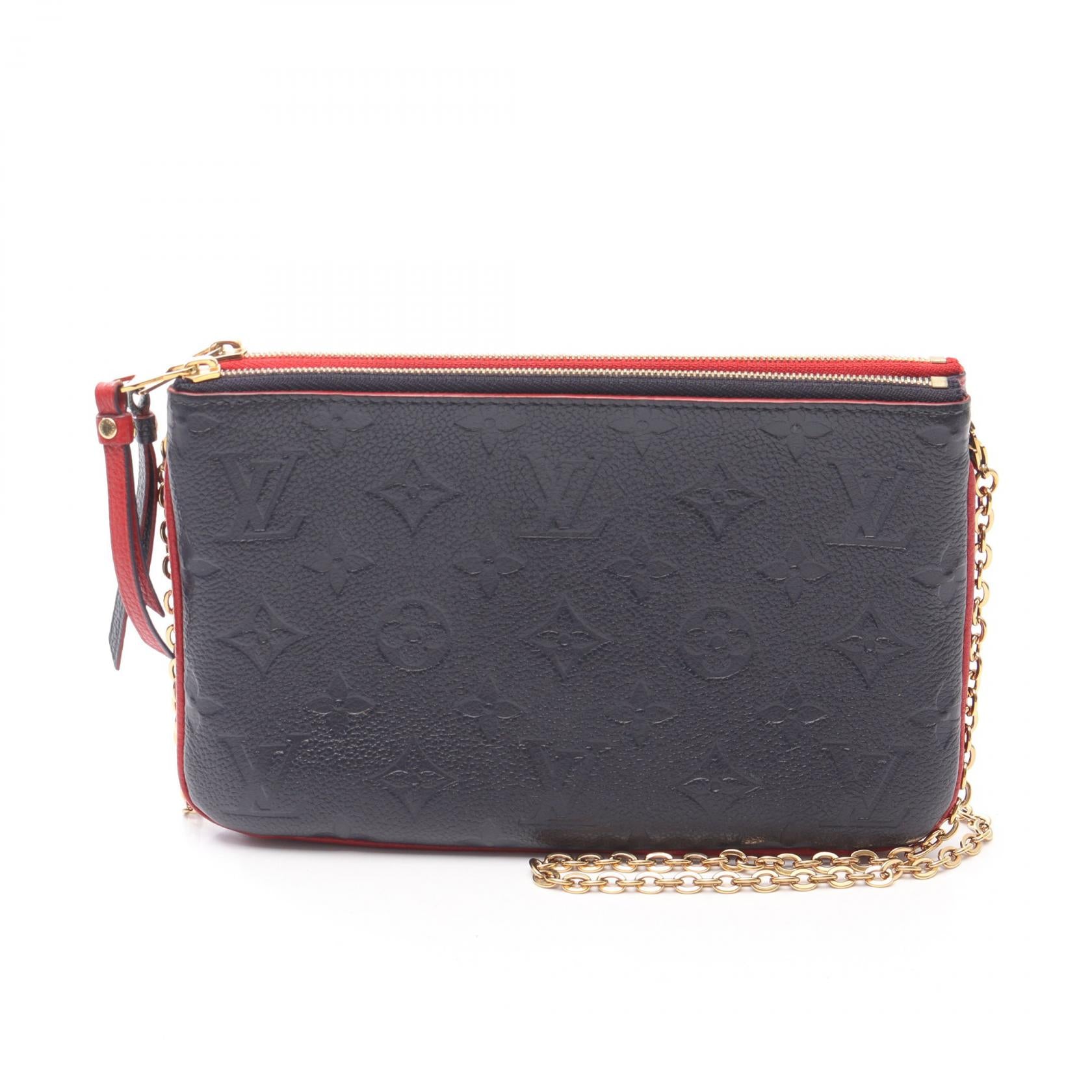 Louis Vuitton Pochette Double Zip Monogram Empreinte shoulder bag