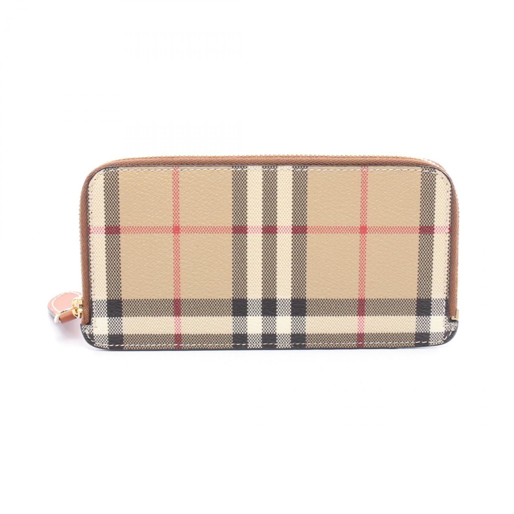 Burberry Long Leather PVC Coin Case