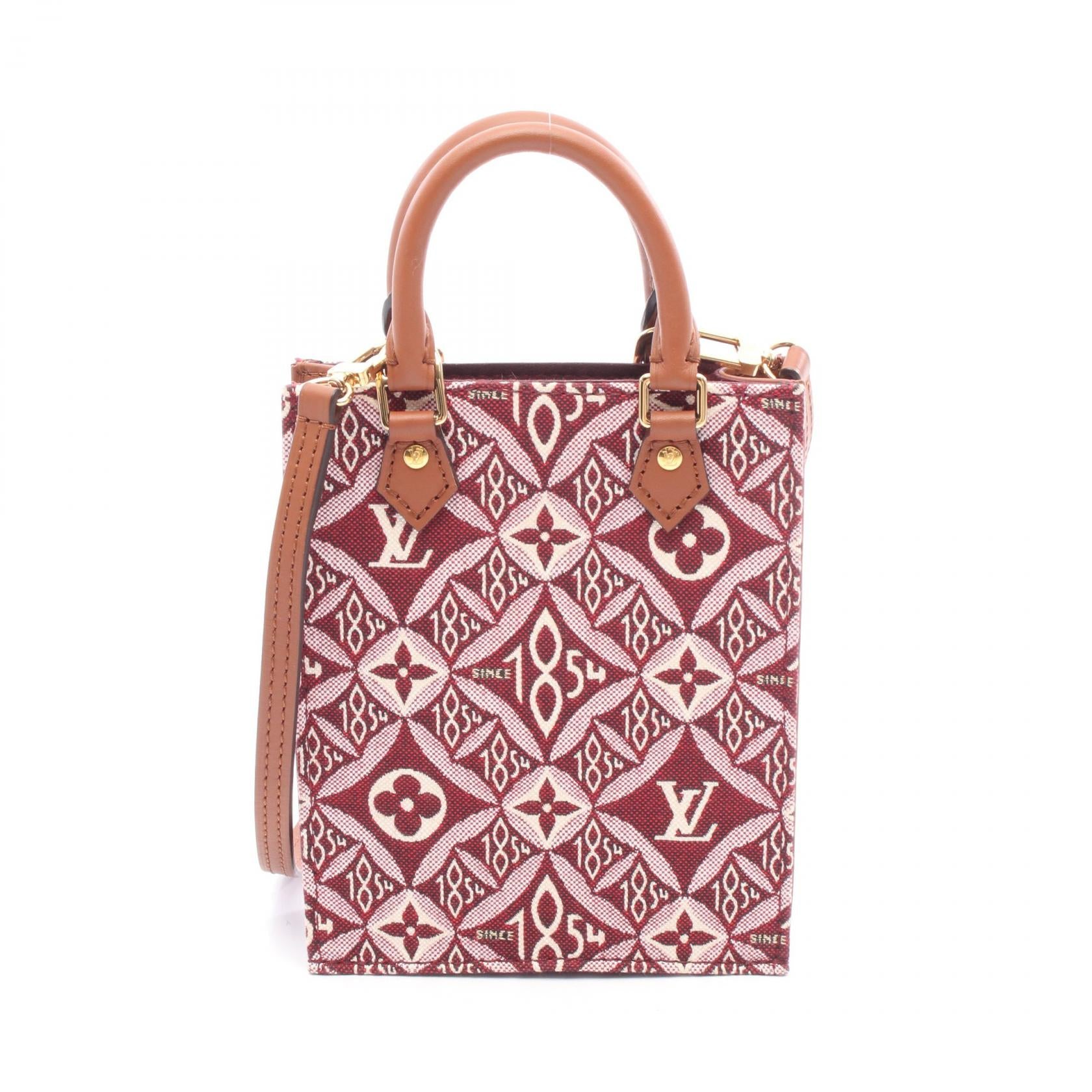 Louis Vuitton Petit Sac Plat Monogram Jacquard Handbag