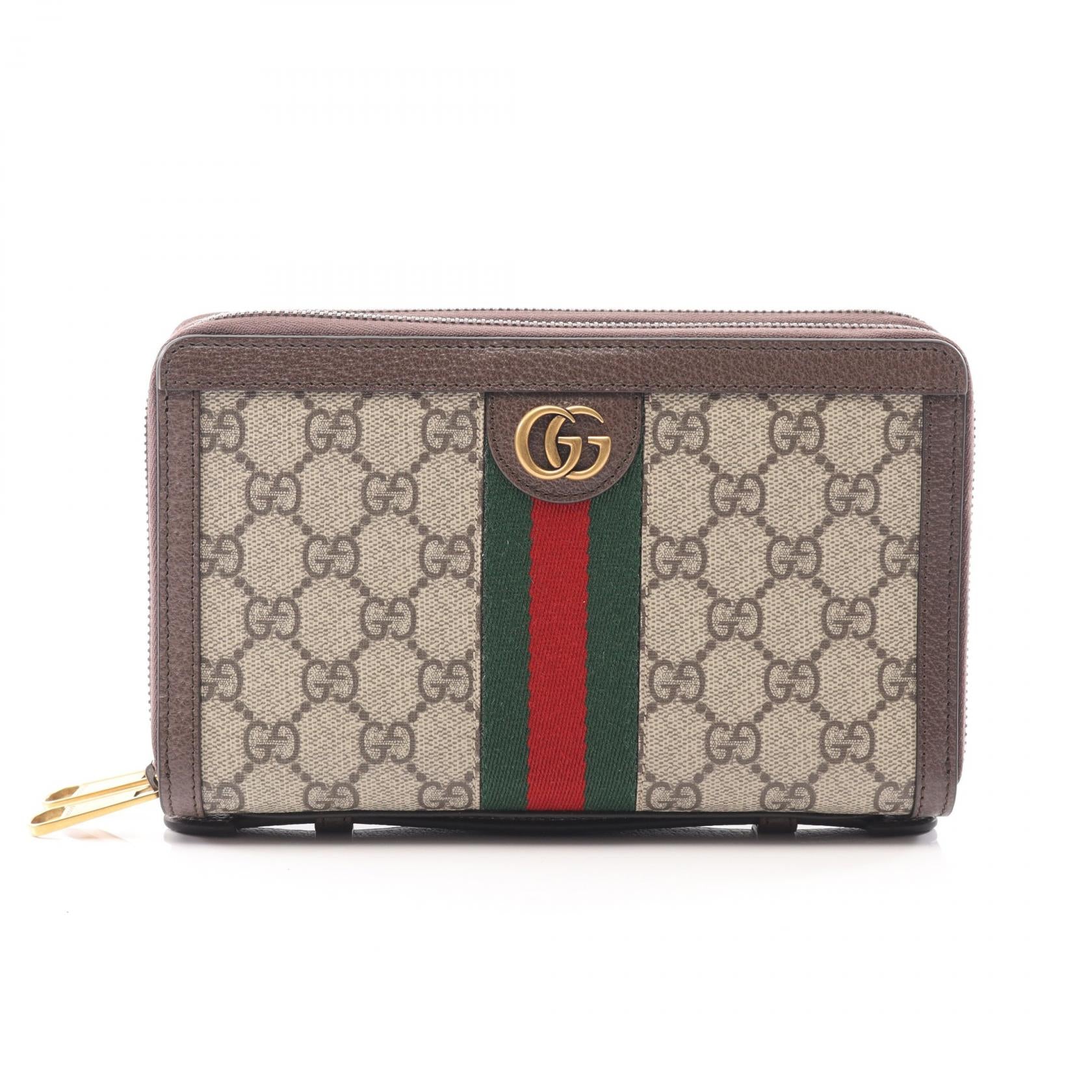 GUCCI Ophidia GG Supreme Long Wallet