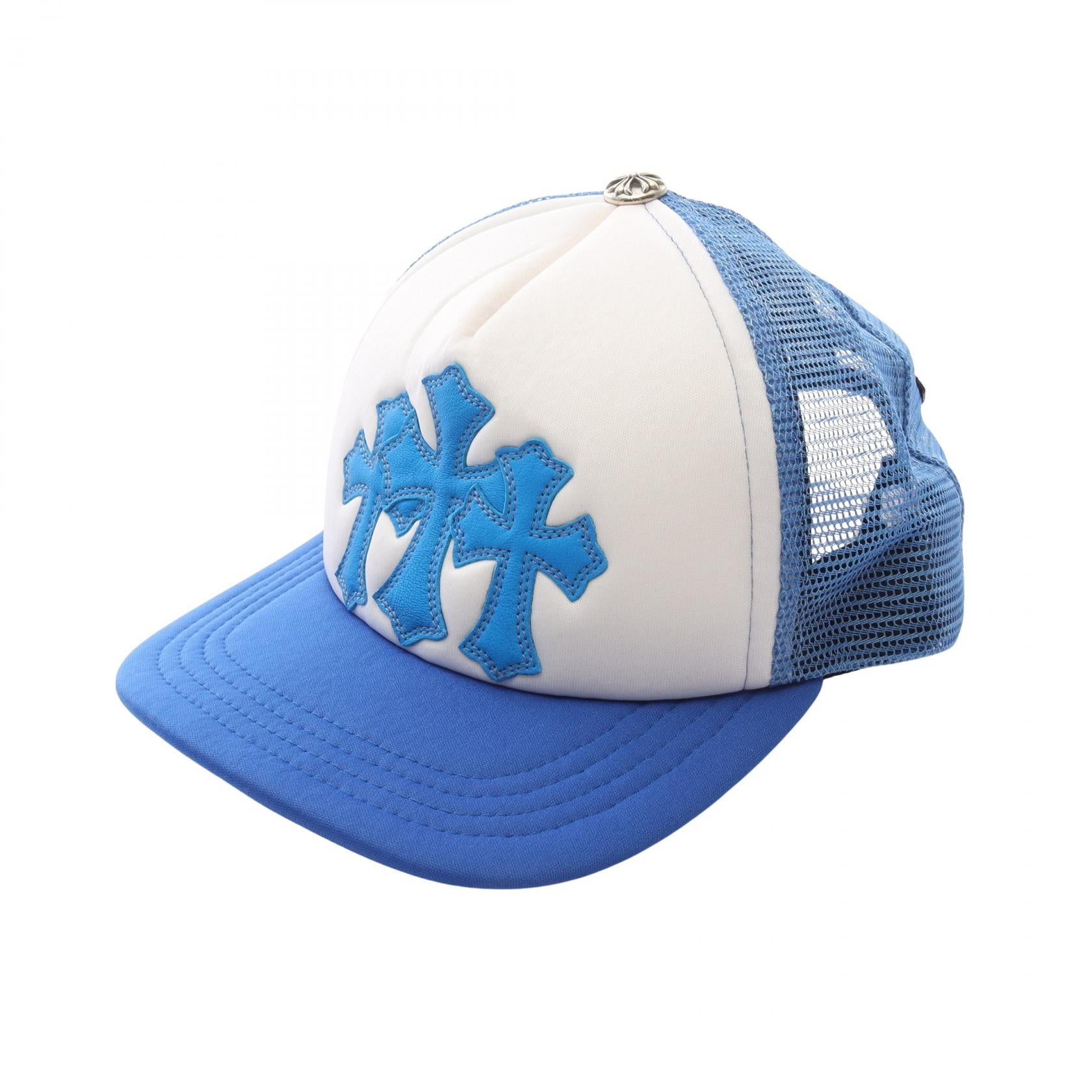 CHROME HEARTS 3 Cemetery Cross Patch Polyester Cap