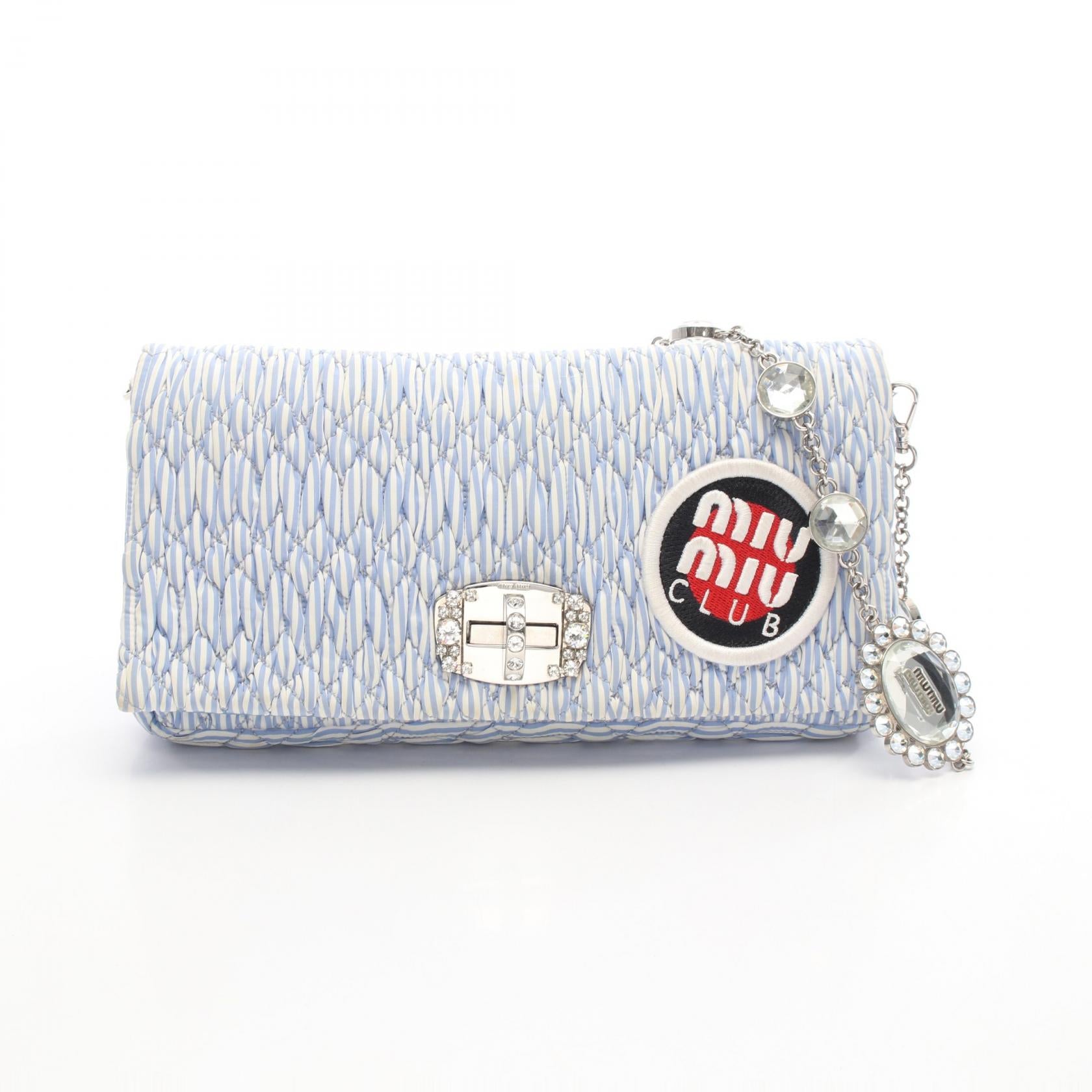 Miu Miu miu miu CLUB Fabric Shoulder Bag
