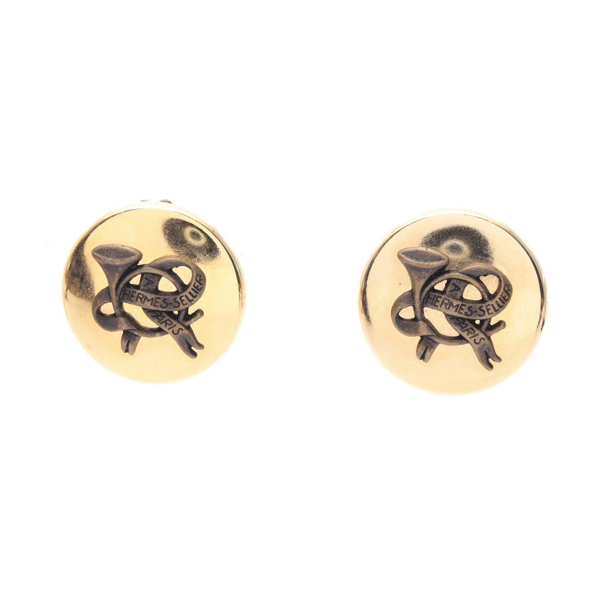 Hermes Horn Earrings