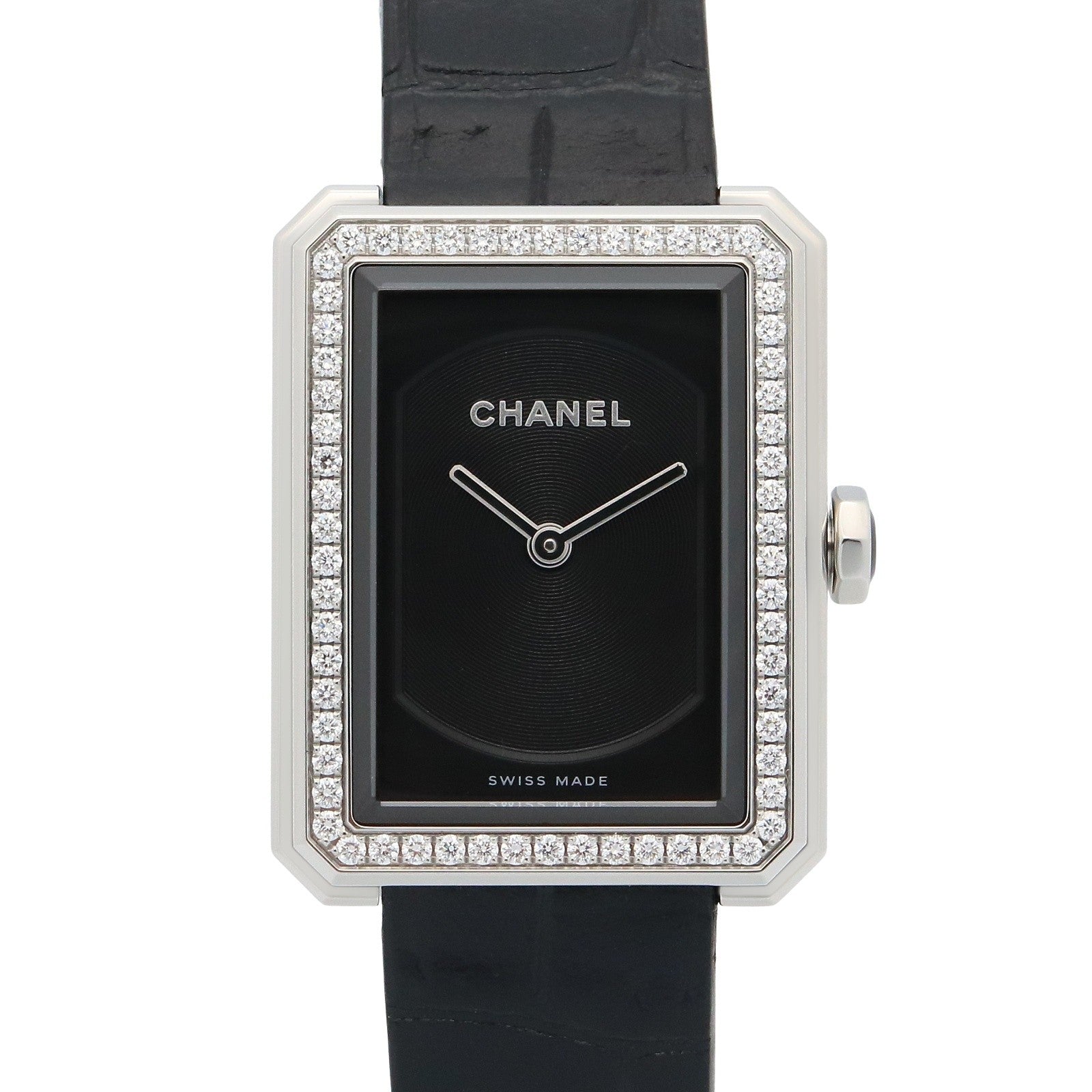 Chanel Boy Friend Stainless Steel Diamond Watch