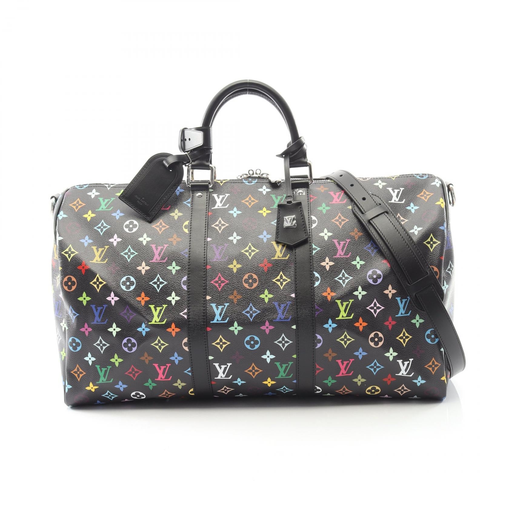 Louis Vuitton LV × TM Keepall Bandouliere Monogram Multicolor Boston Bag
