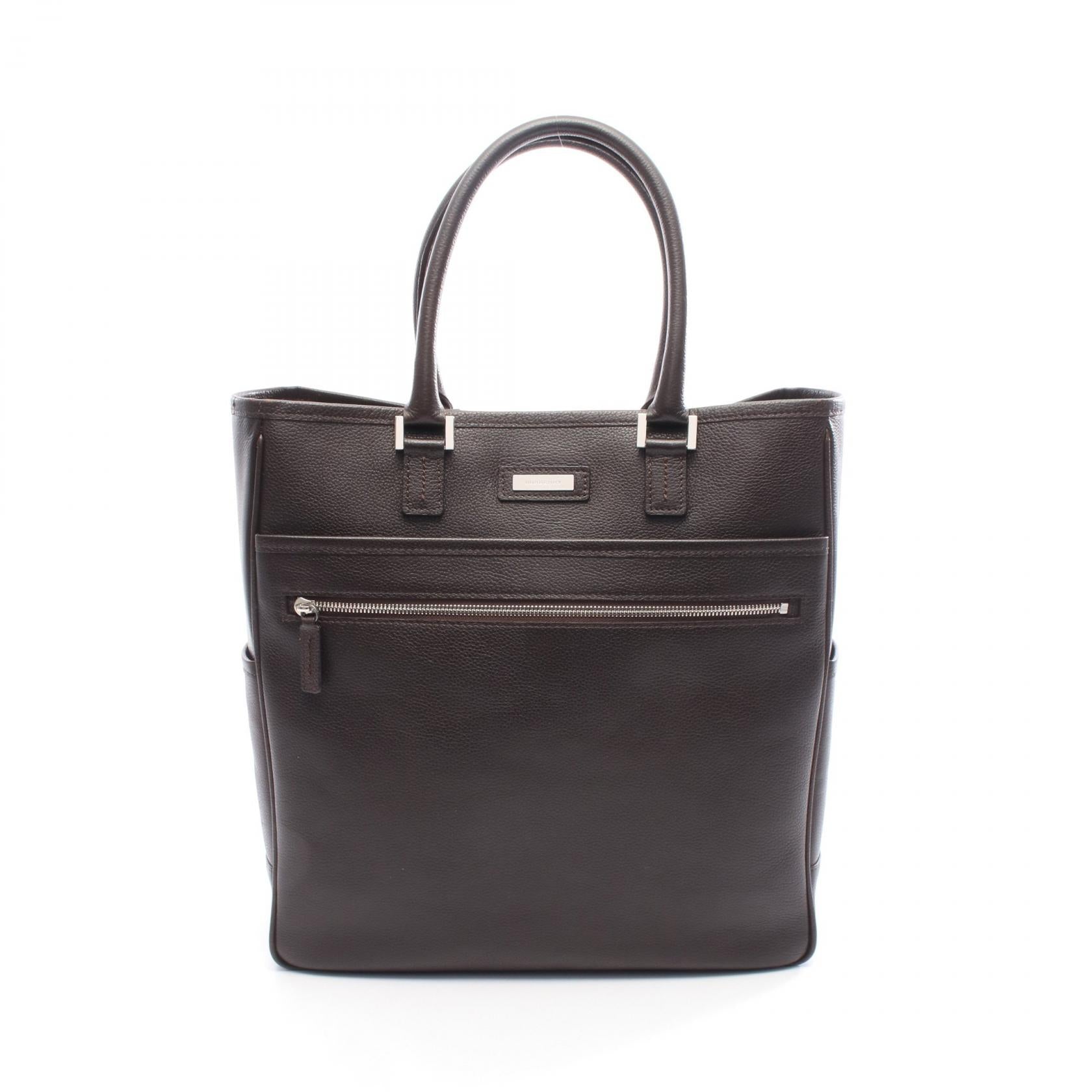 Burberry Leather Tote Bag