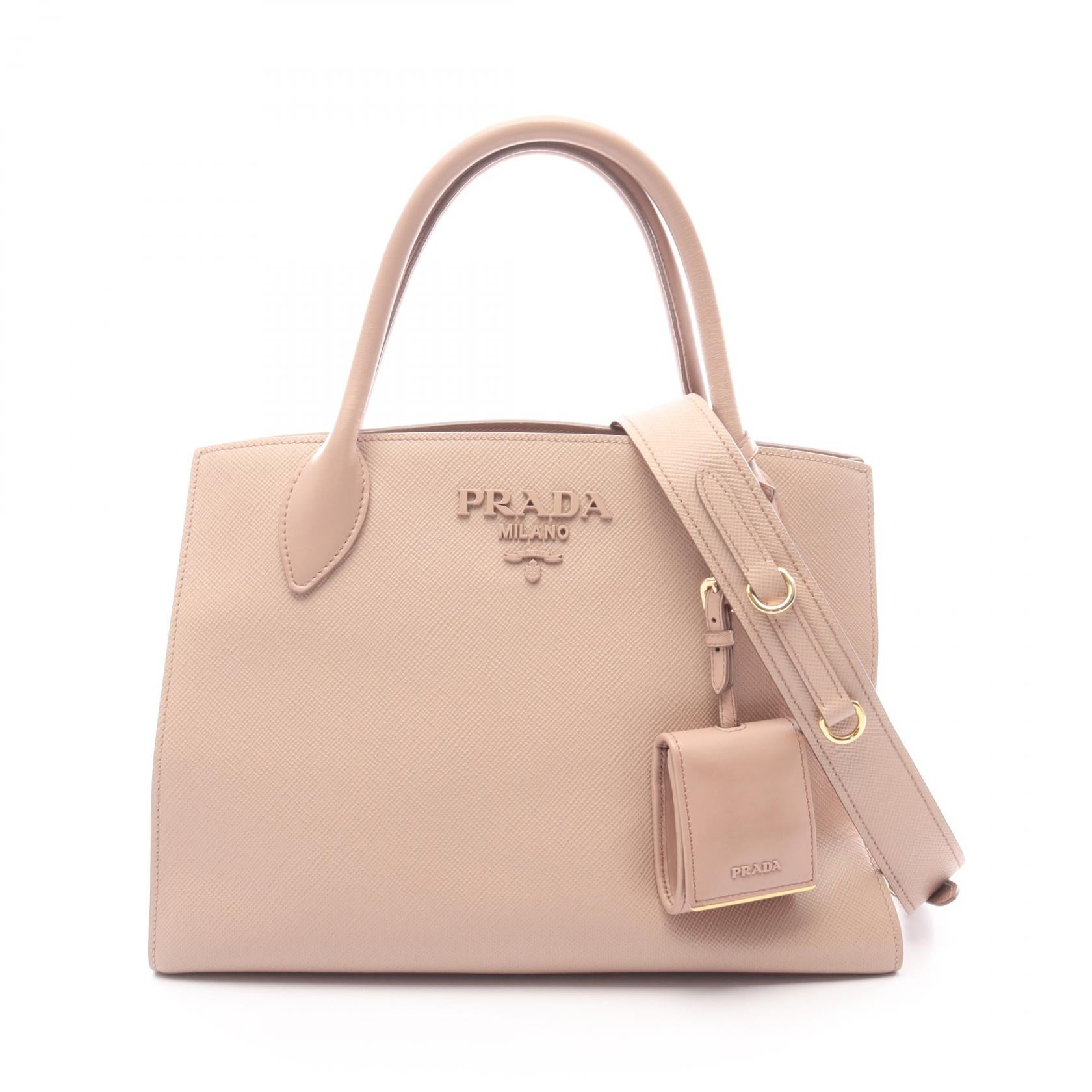 Prada Saffiano Cuir Monochrome handbag