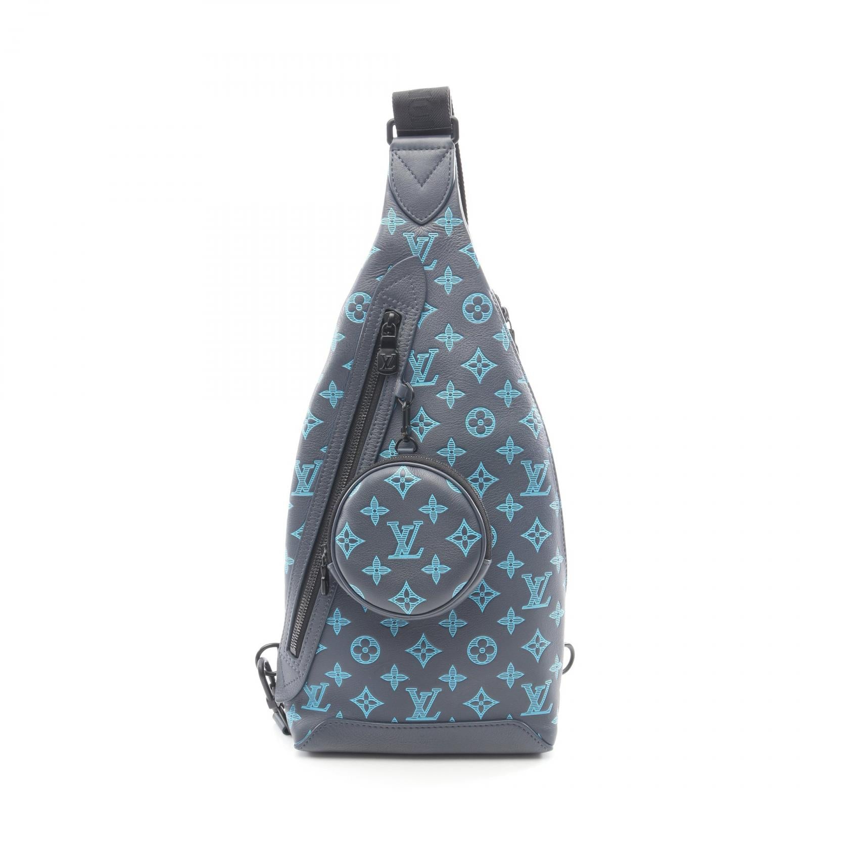 Louis Vuitton Duo Sling Bag Monogram Shadow Shoulder Bag