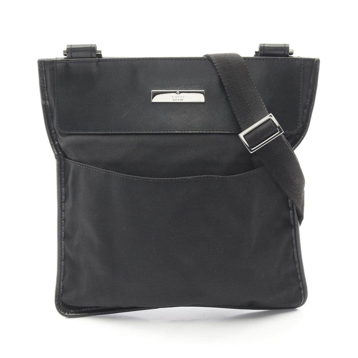 Gucci Canvas Leather Shoulder Bag