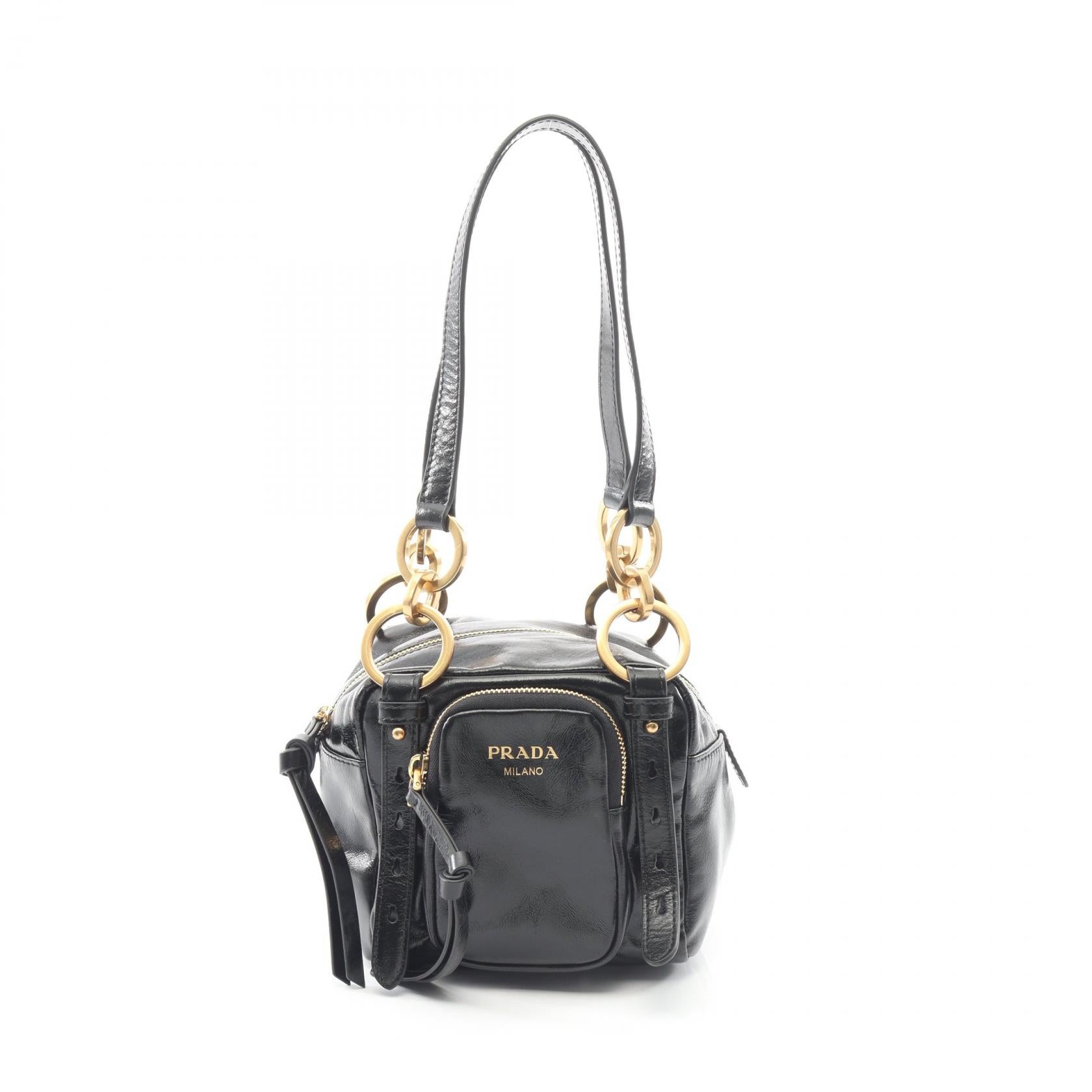 Prada Dangle Mini Leather Handbag