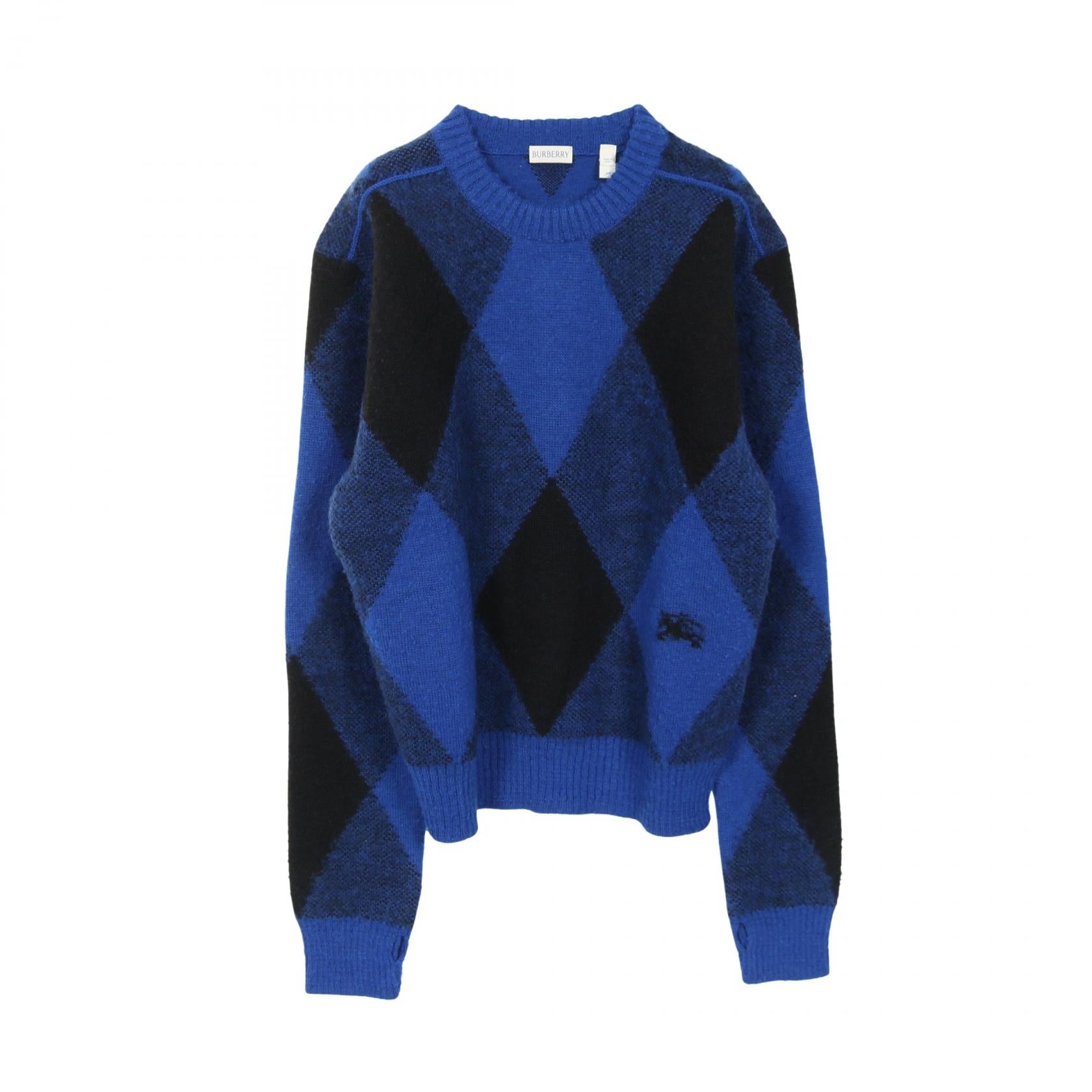 Burberry Argyle Check EKD Wool Knitwear