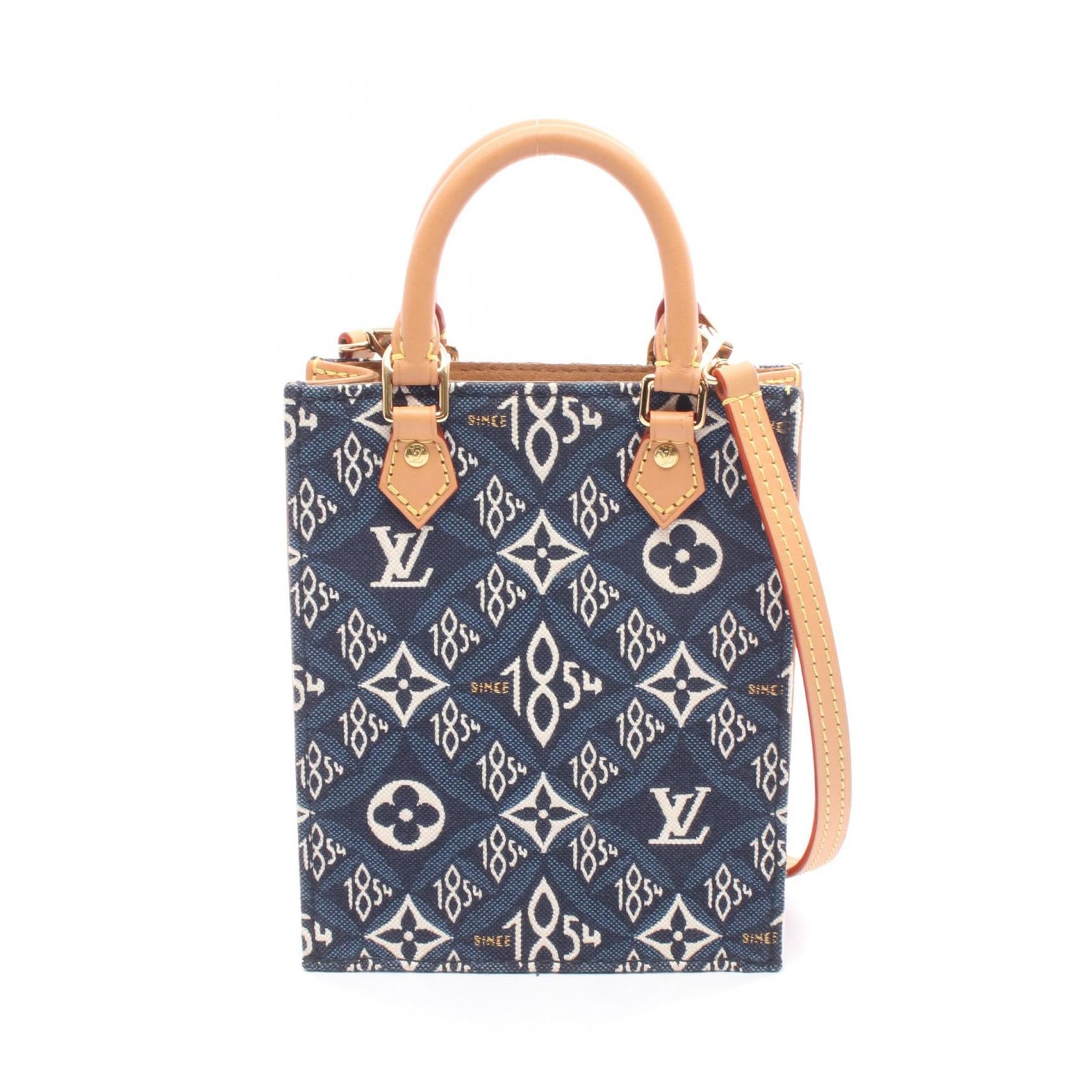 Louis Vuitton Petit Sac Plat Monogram Jacquard Handbag