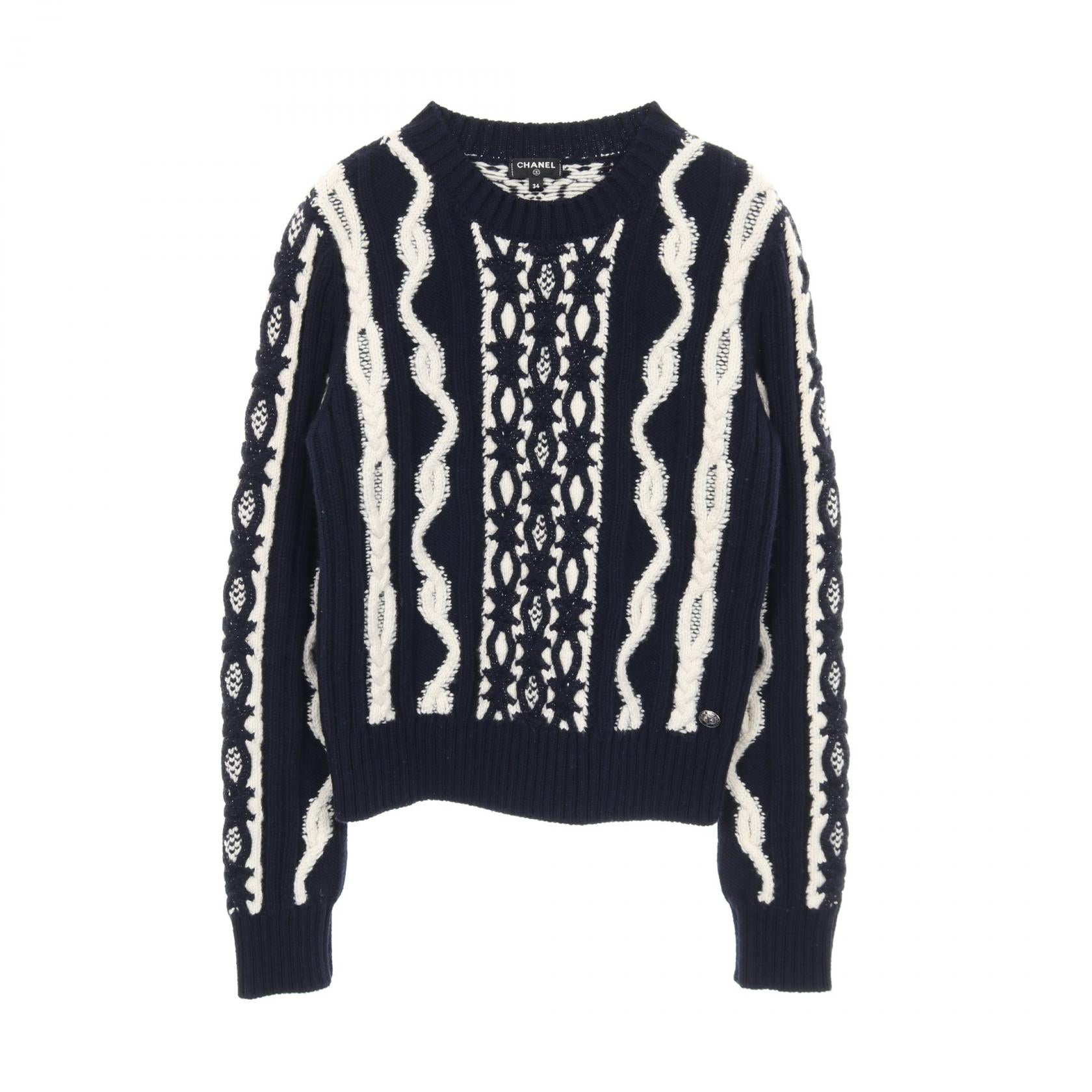 Chanel Wool Cashmere Knit Top