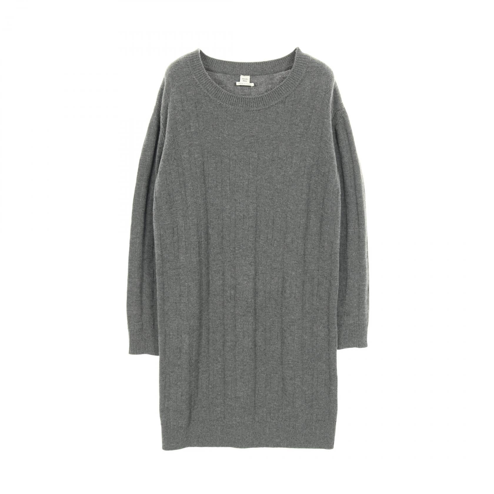 Hermes H Pattern Wool Dress