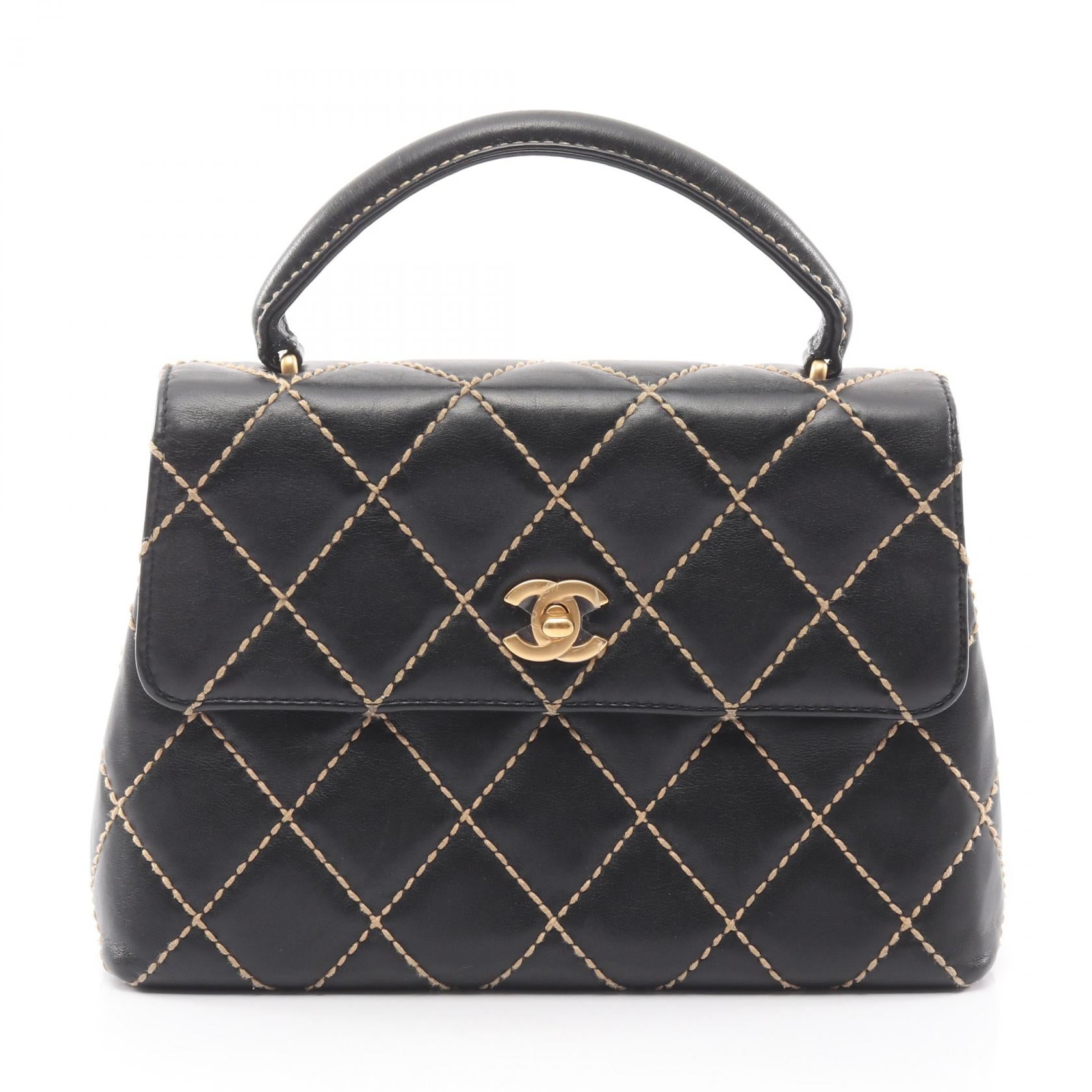 Chanel Wild Stitch Leather Handbag