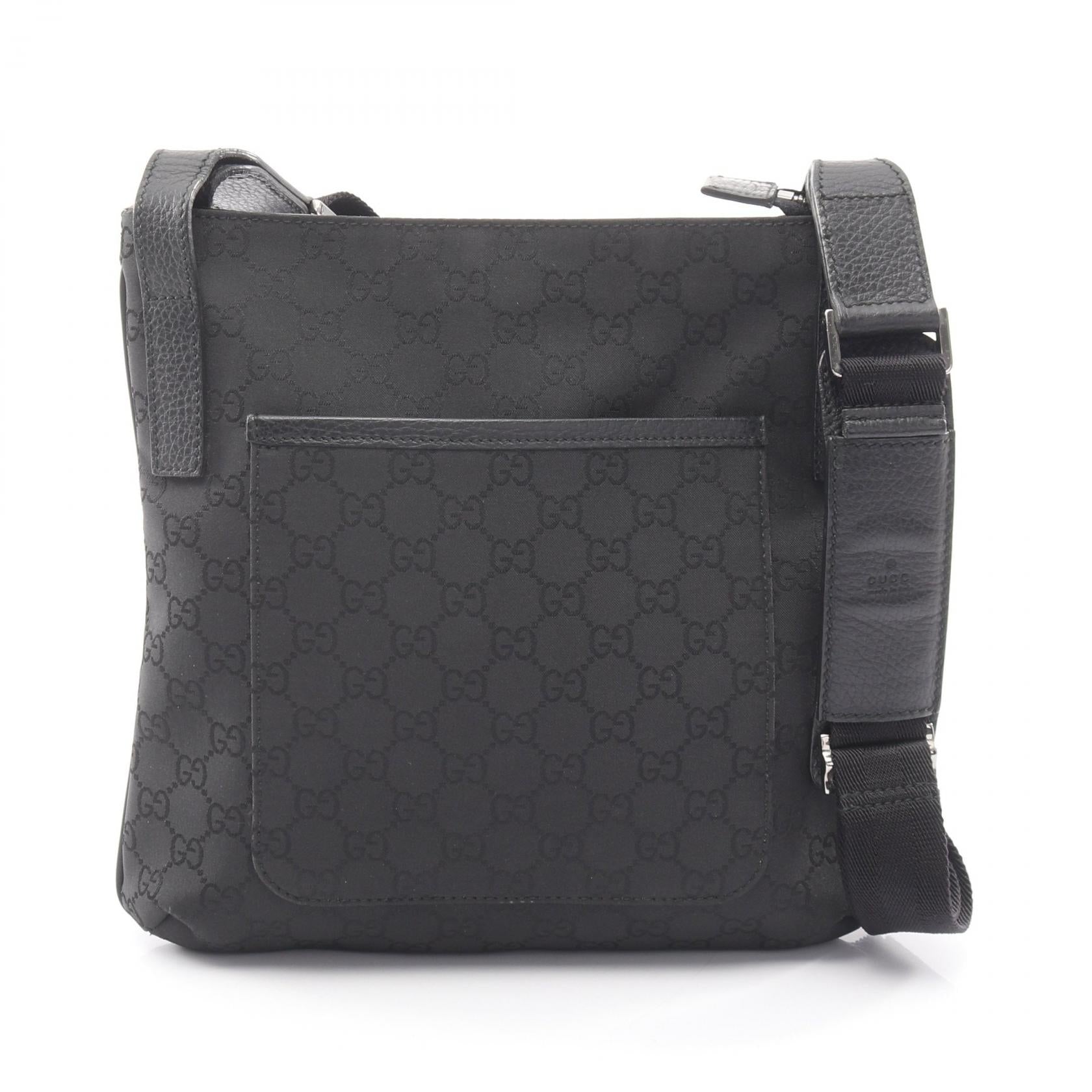 Gucci GG Canvas Leather Shoulder Bag