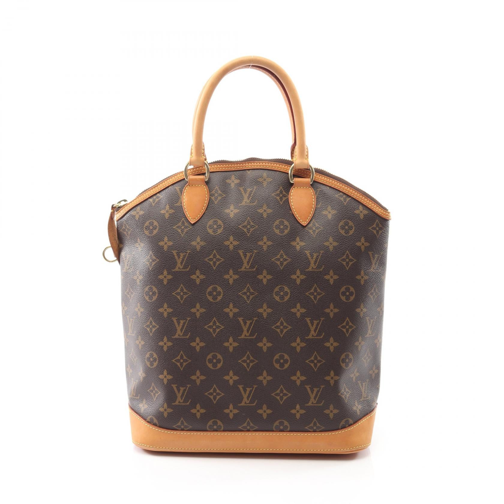 Louis Vuitton Lockit Vertical Monogram Coated Canvas Handbag