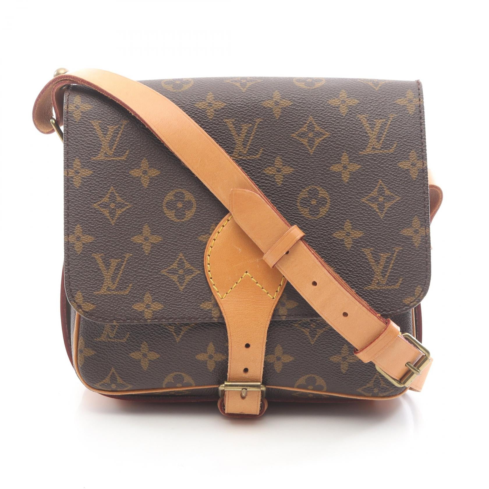 Louis Vuitton Cartouchiere MM Monogram Shoulder Bag