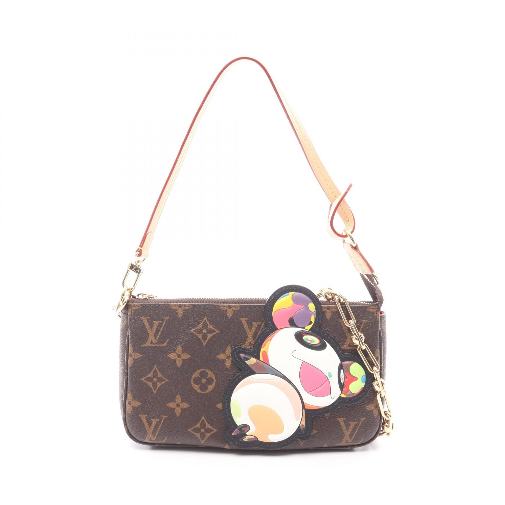 Louis Vuitton Pochette Accessoires Monogram Panda 2way bag