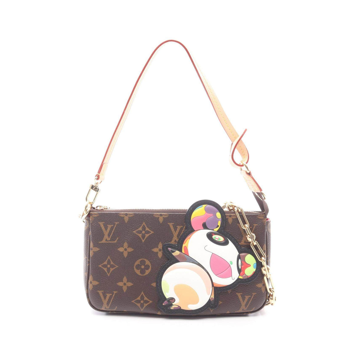 Louis Vuitton Pochette Accessoires Monogram Panda 2way bag