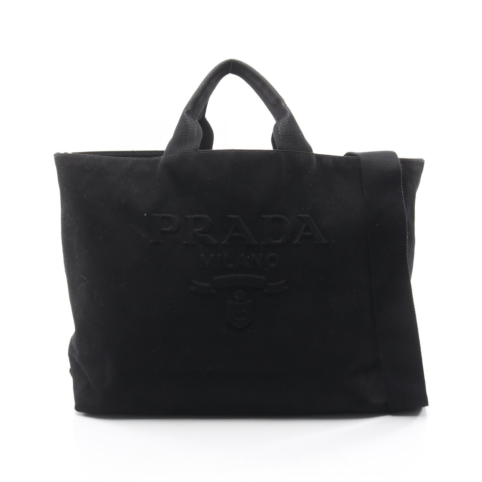 Prada Drill Canvas Tote Bag