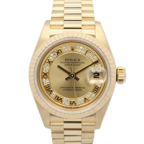 Rolex Datejust Au750 Watch