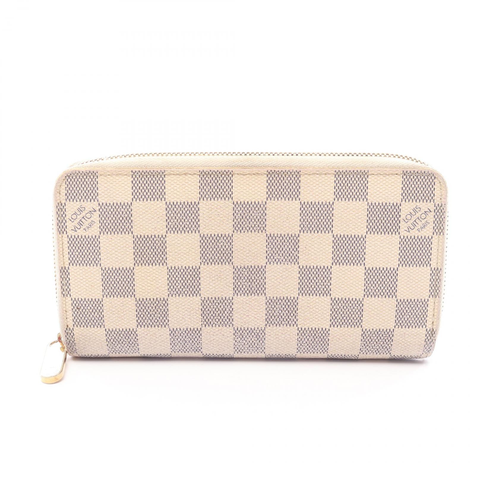 Louis Vuitton Zippy Wallet Damier Azur Long Wallet
