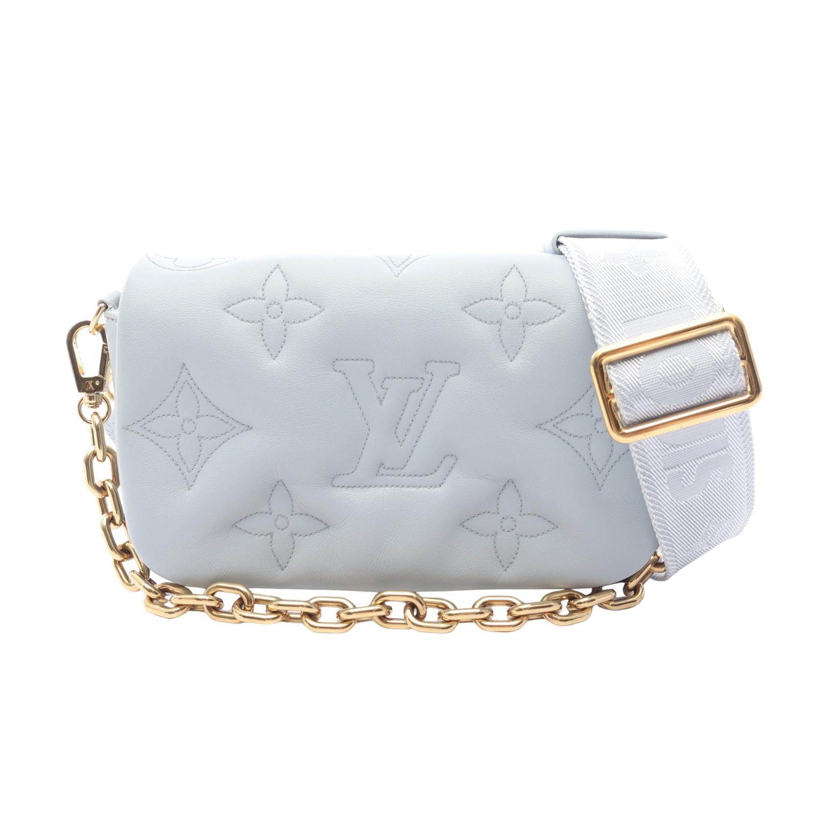 Louis Vuitton Wallet On Strap Leather Shoulder Bag