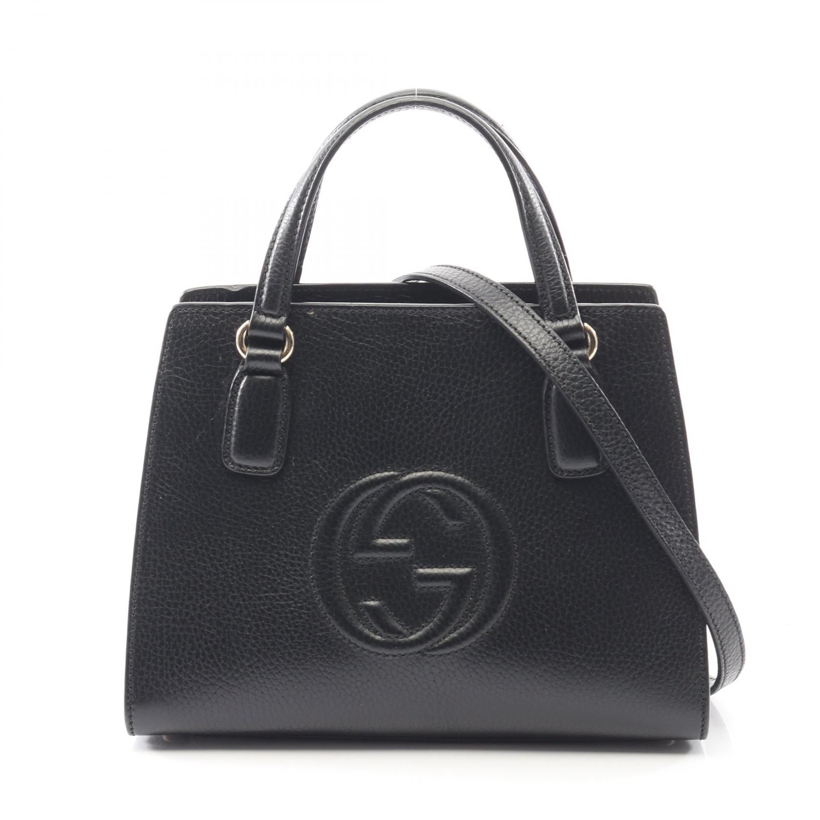 Gucci Soho Interlocking G Leather Handbag
