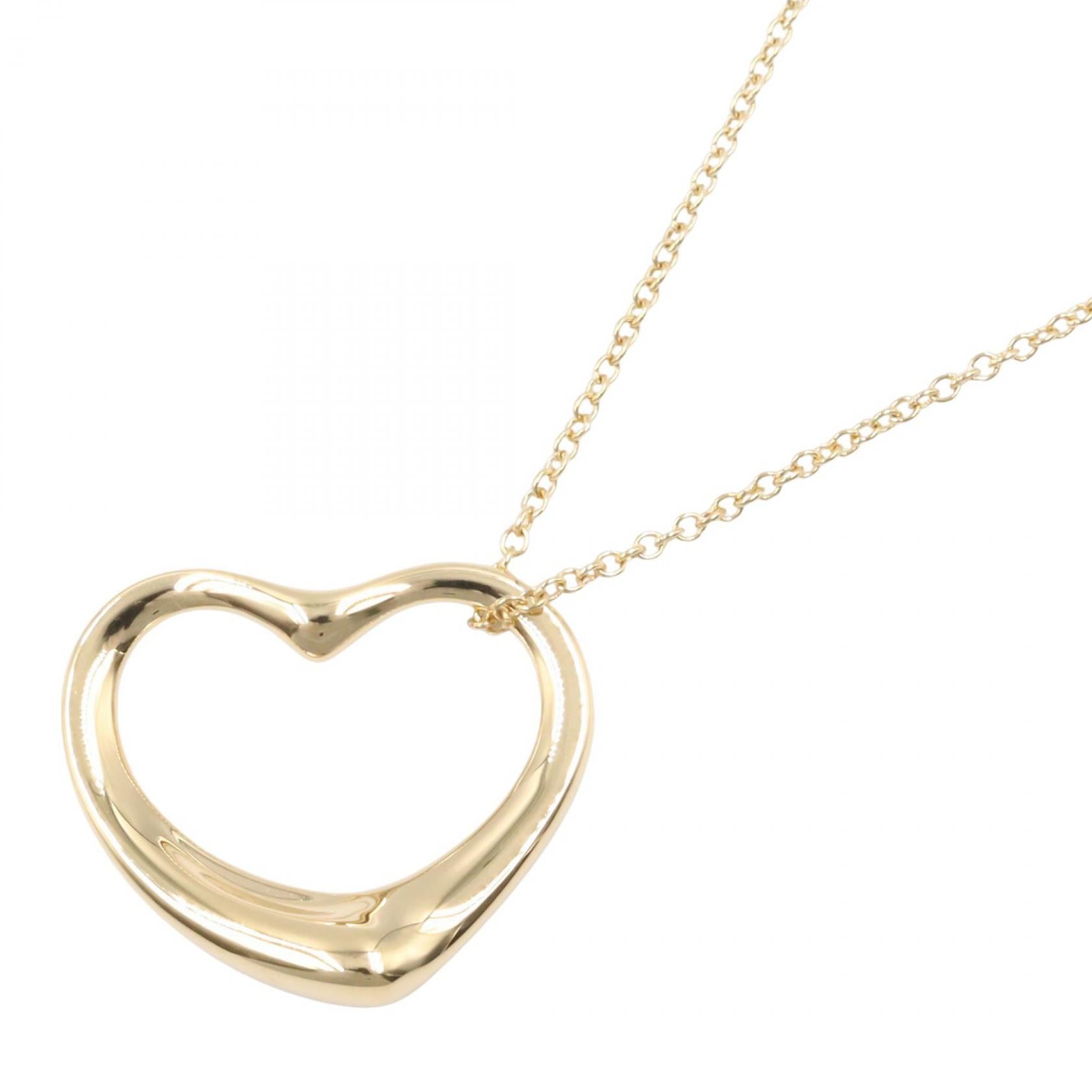 Tiffany&Co. Open Heart Au750 Necklace