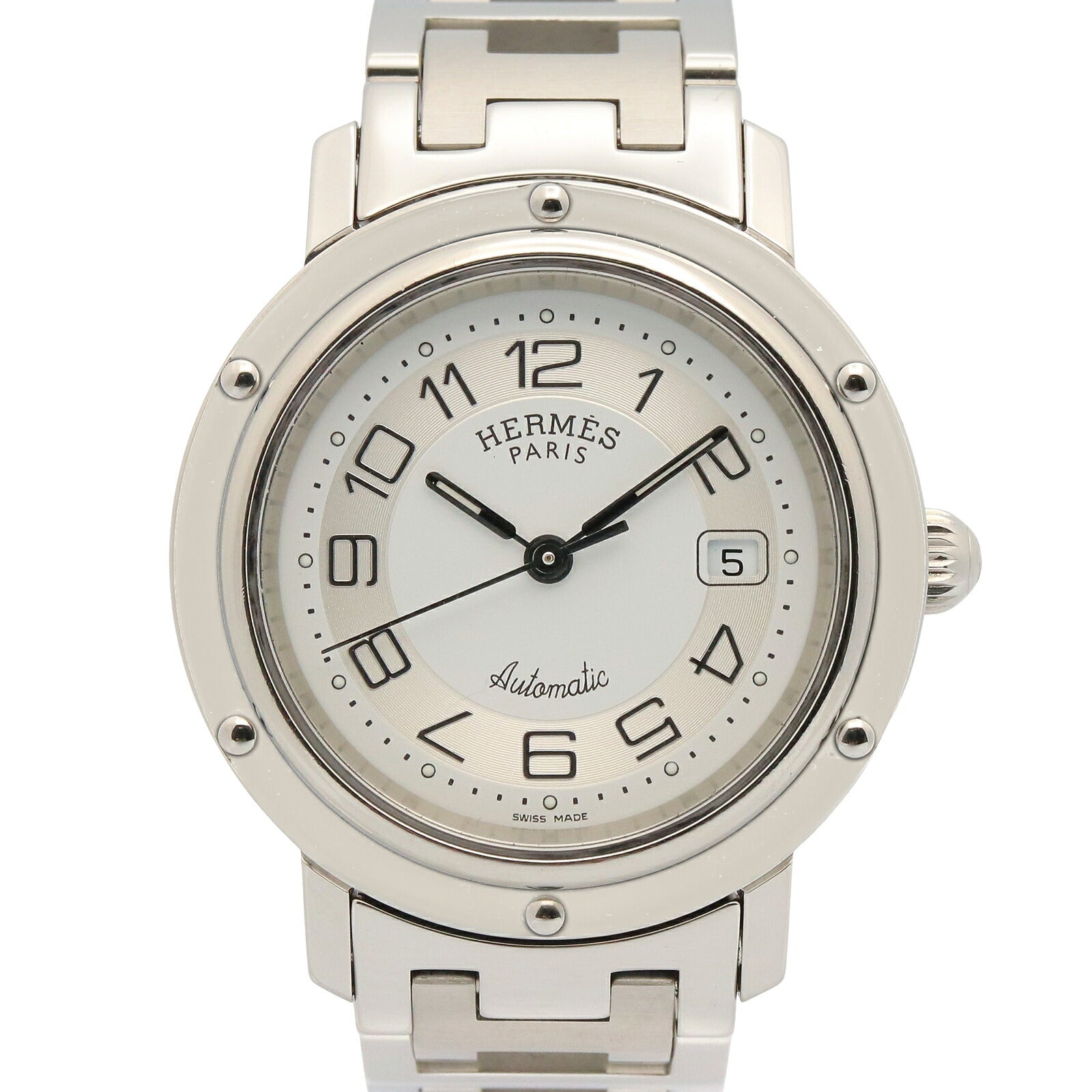 Hermes Clipper StainlessSteel Watch